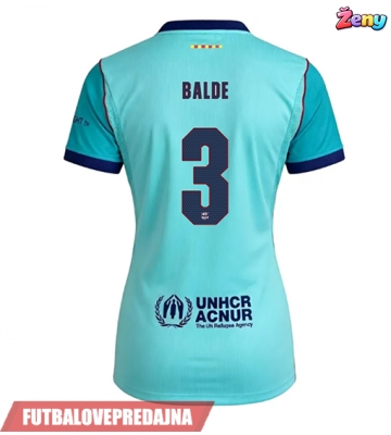 Lacne Ženy Futbalové dres Barcelona Alejandro Balde #3 2026-27 Krátky Rukáv - Tretina